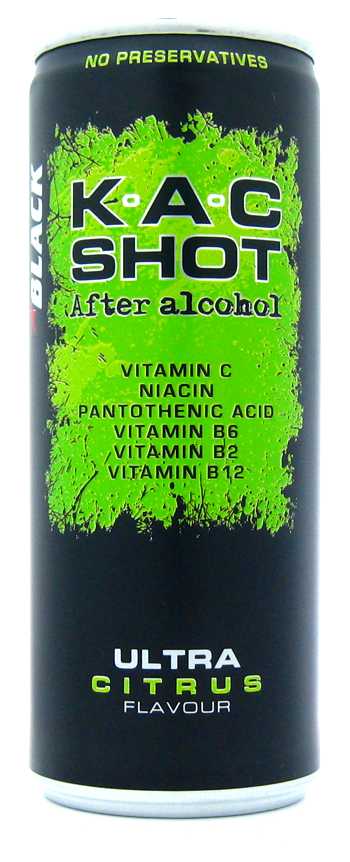 Black After alcohol Kac Shot
