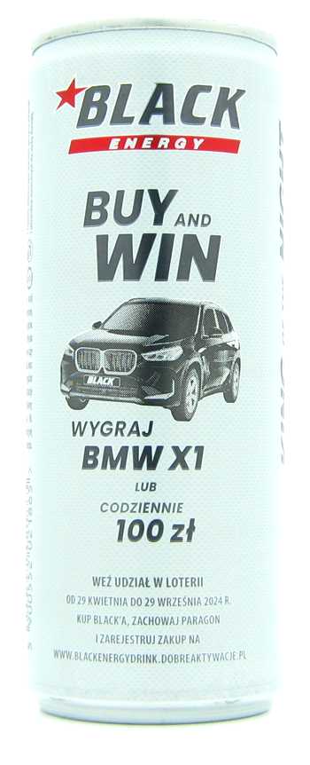 Black King of the night Wygraj BMW X1 Original Zero sugar