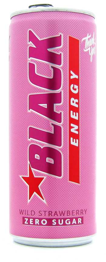 Black King of the night Zero sugar Wild strawberry 1