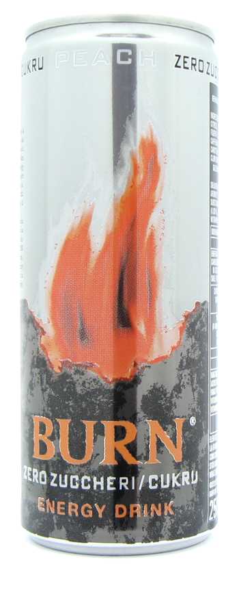 Burn Zero zuccheri cukru Peach