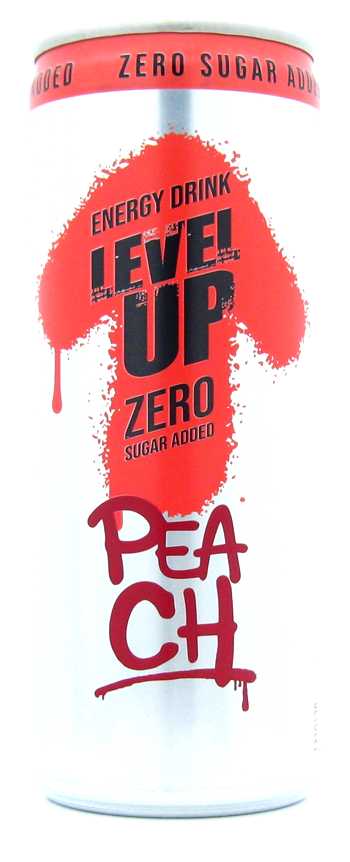 Level up Zero sugar added Peach