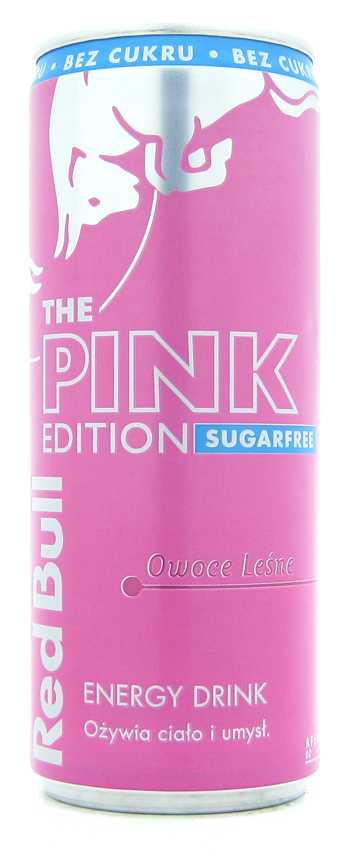 Red Bull Edition Pink Sugarfree Owoce lesne 1