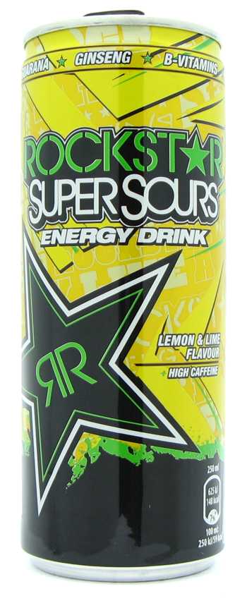 Rockstar SuperSours Lemon Lime