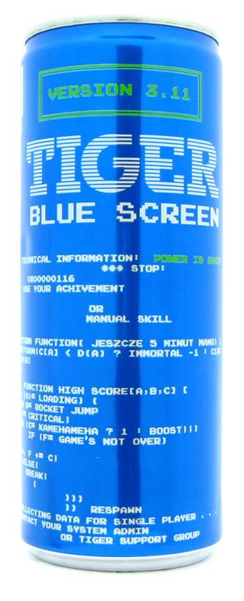 Tiger Blue Screen 1
