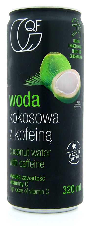 Woda kokosowa z kofeina
