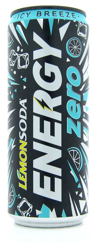 Lemon soda Energy Ice breeze Zero