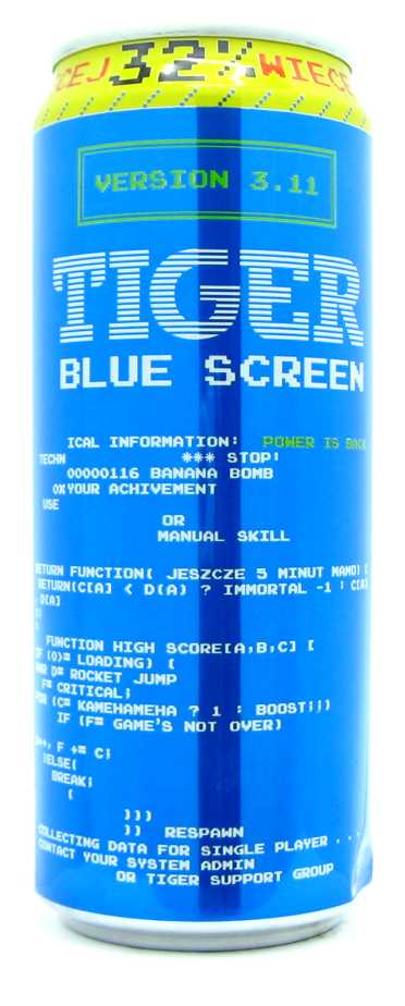 Tiger Blue Screen