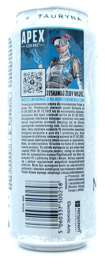 Monster Apex Ultra Zero sugar