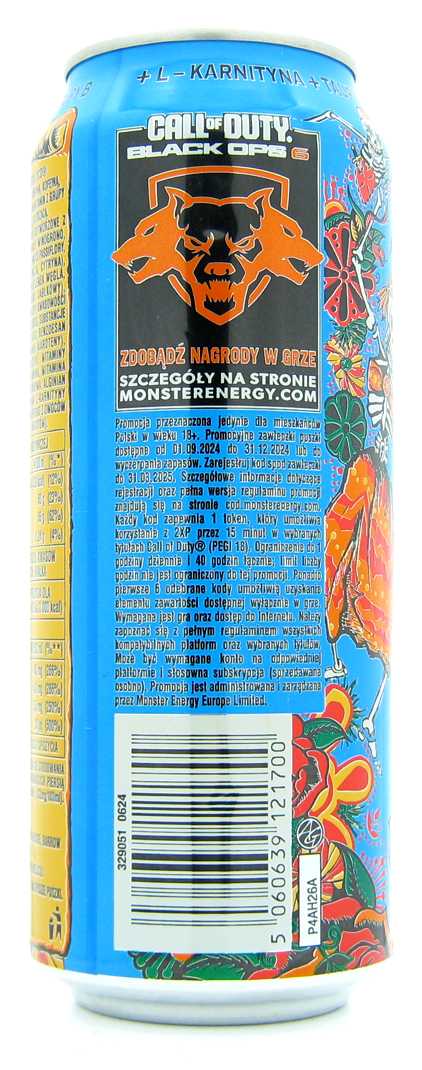 Monster Call of duty Black ops 6 Juiced Mango loco